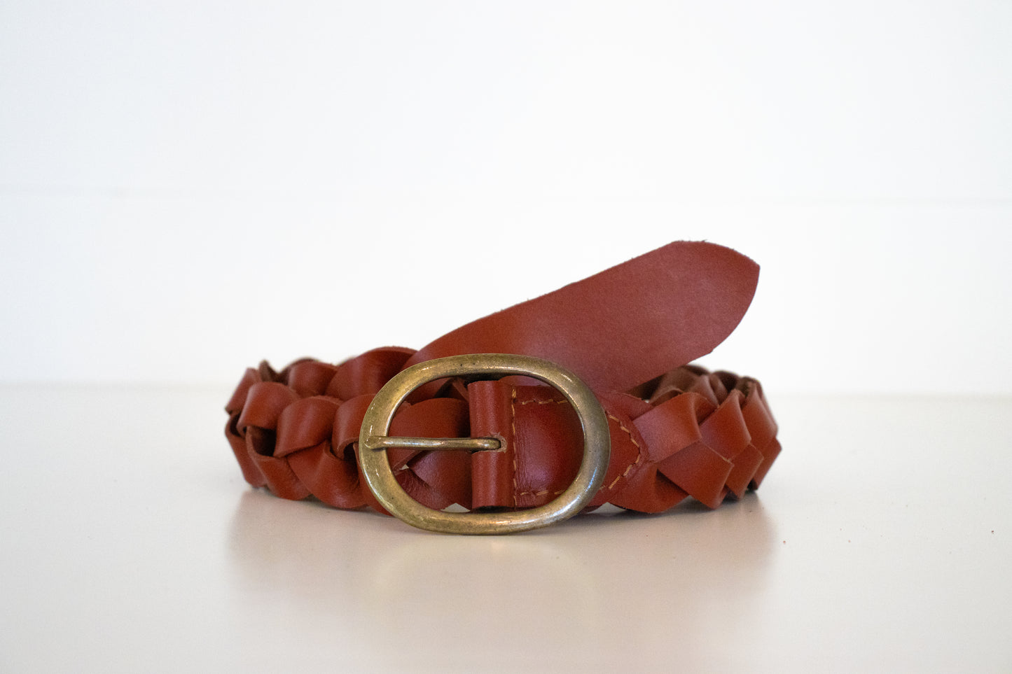 Braided Belt | Cognac |