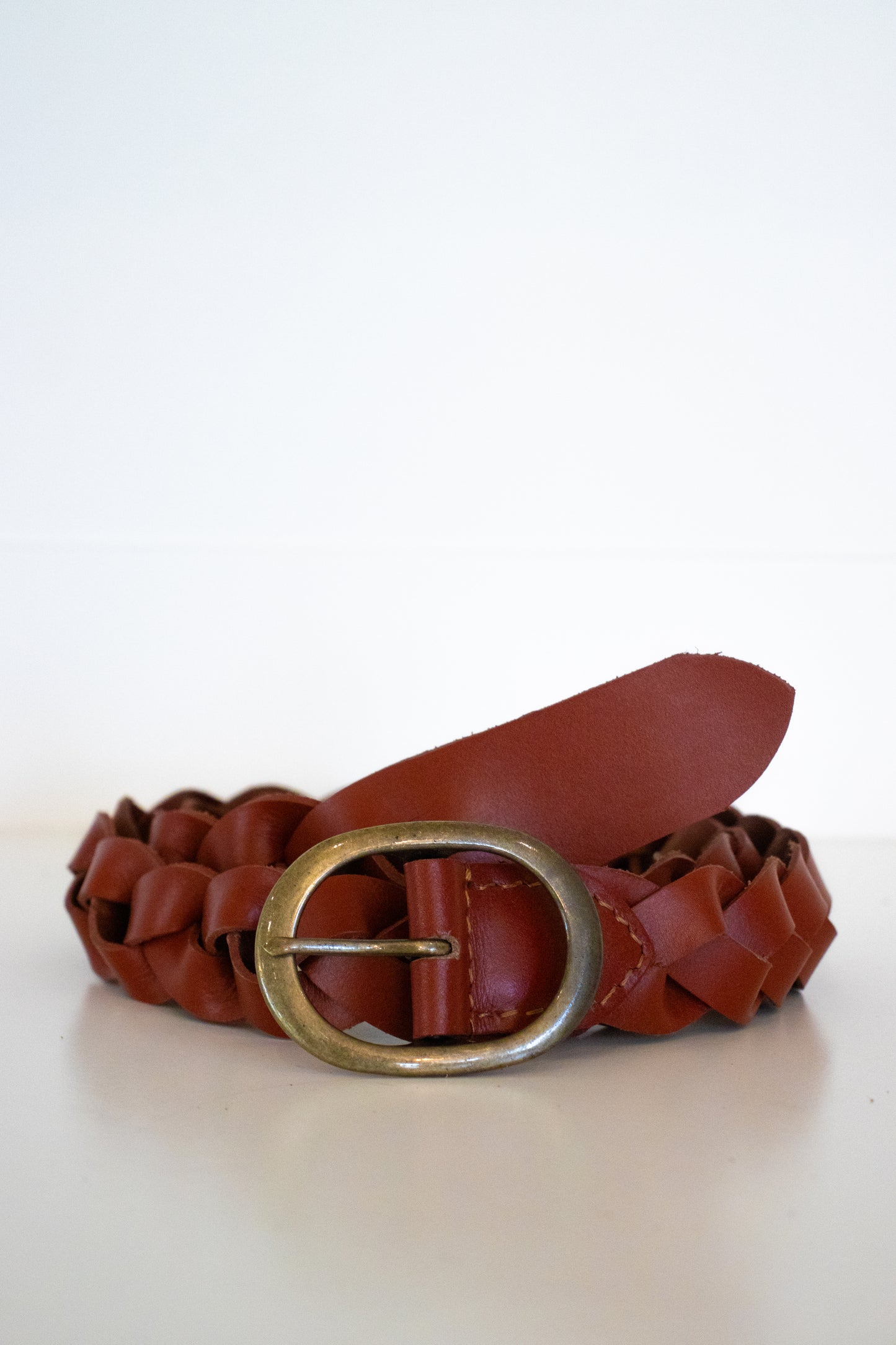 Braided Belt | Cognac |