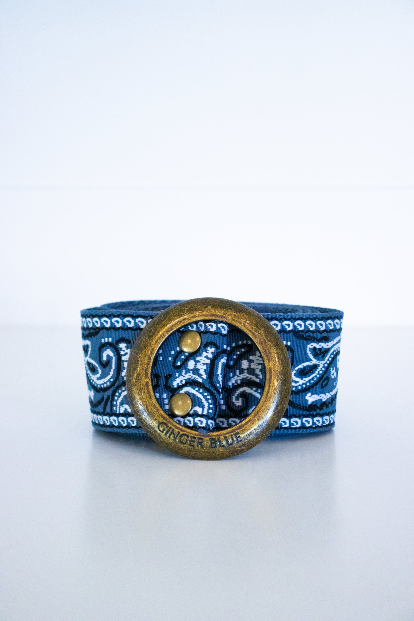 Paisley Please Belt | Denim Blue |