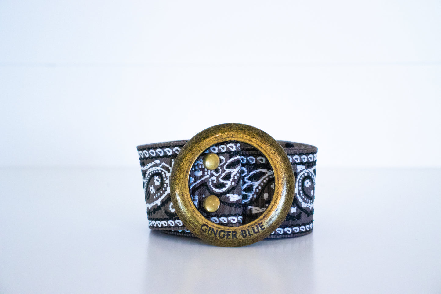 Paisley Please Belt | Greige |