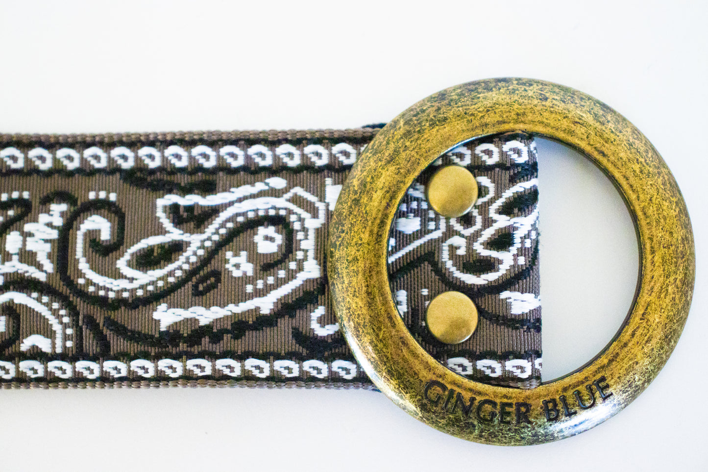 Paisley Please Belt | Greige |