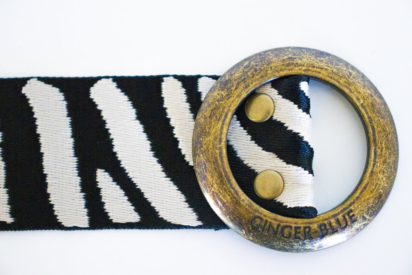 Wild Child Belt | Zebra |