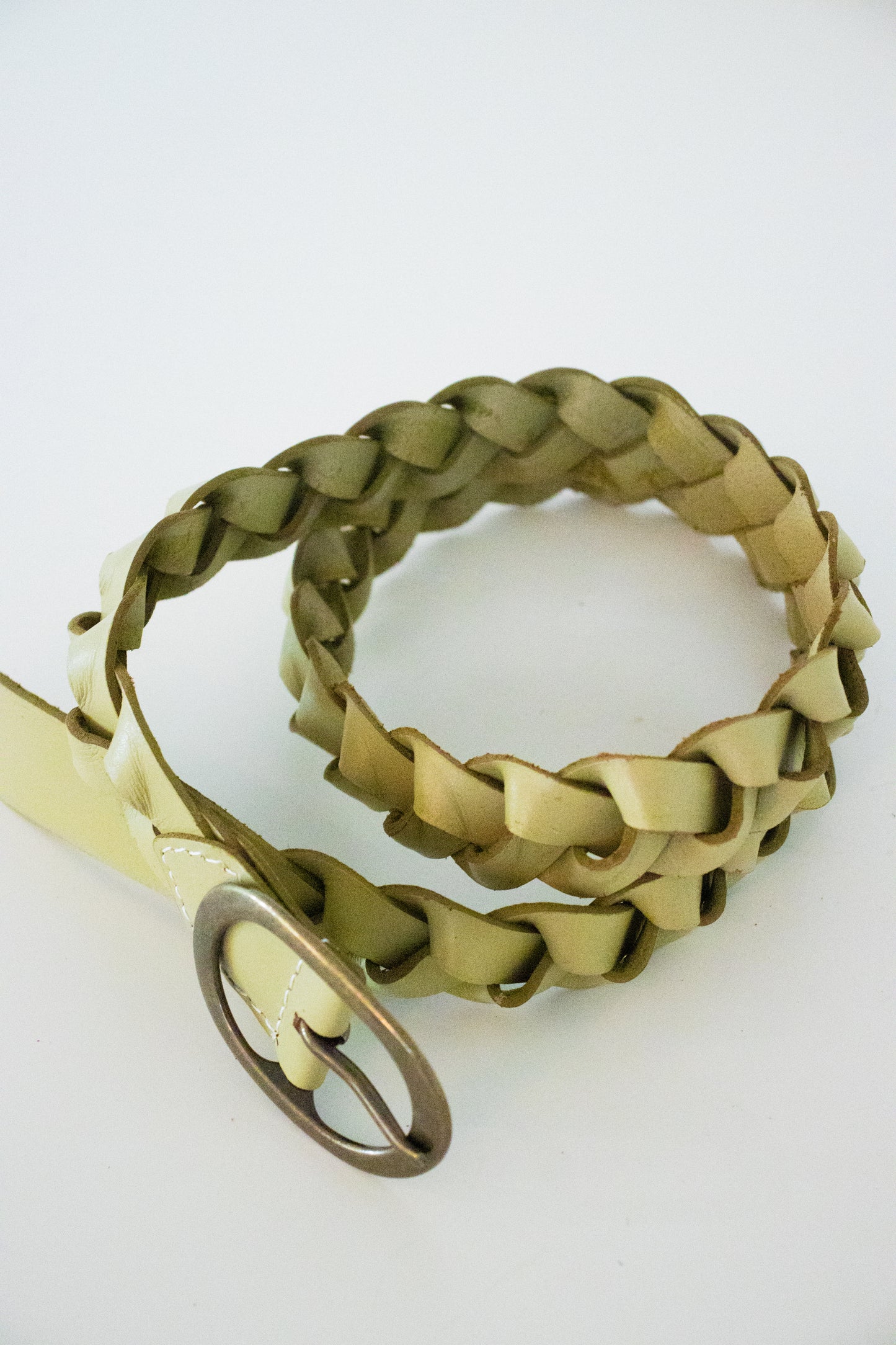 Braided Belt | Ivory/Tan |