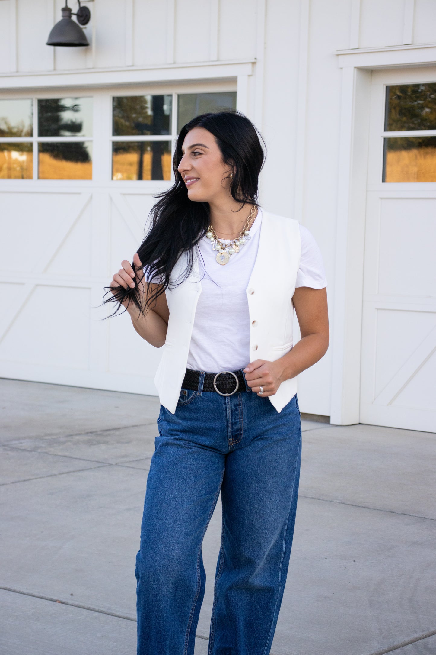 Classic Wide Braided Belt | Black |