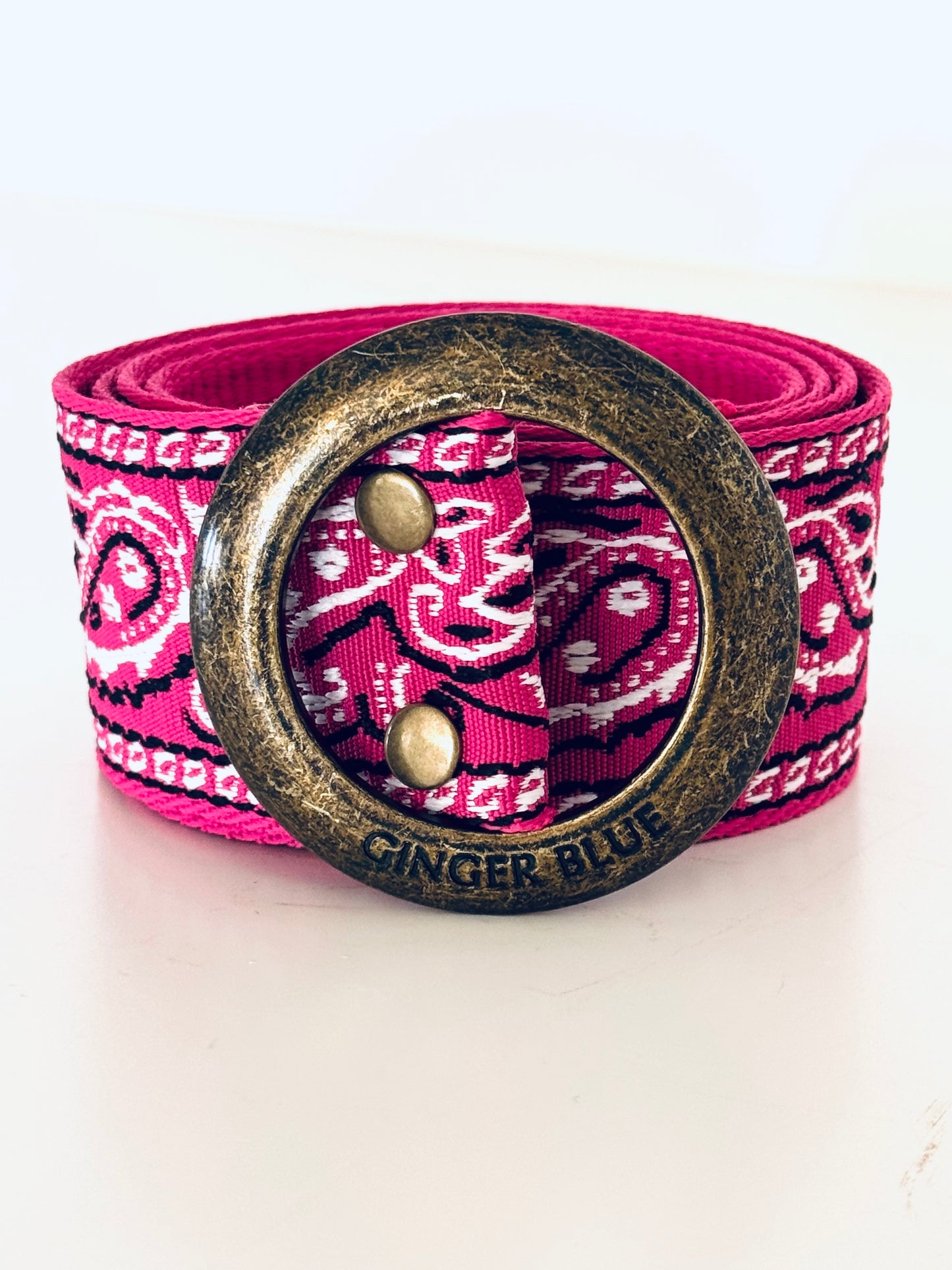 Paisley Please Belt | Hot Pink |