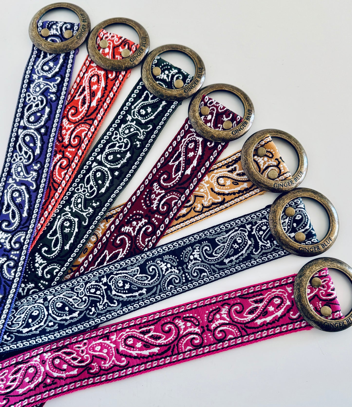 Paisley Please Belt | Hot Pink |