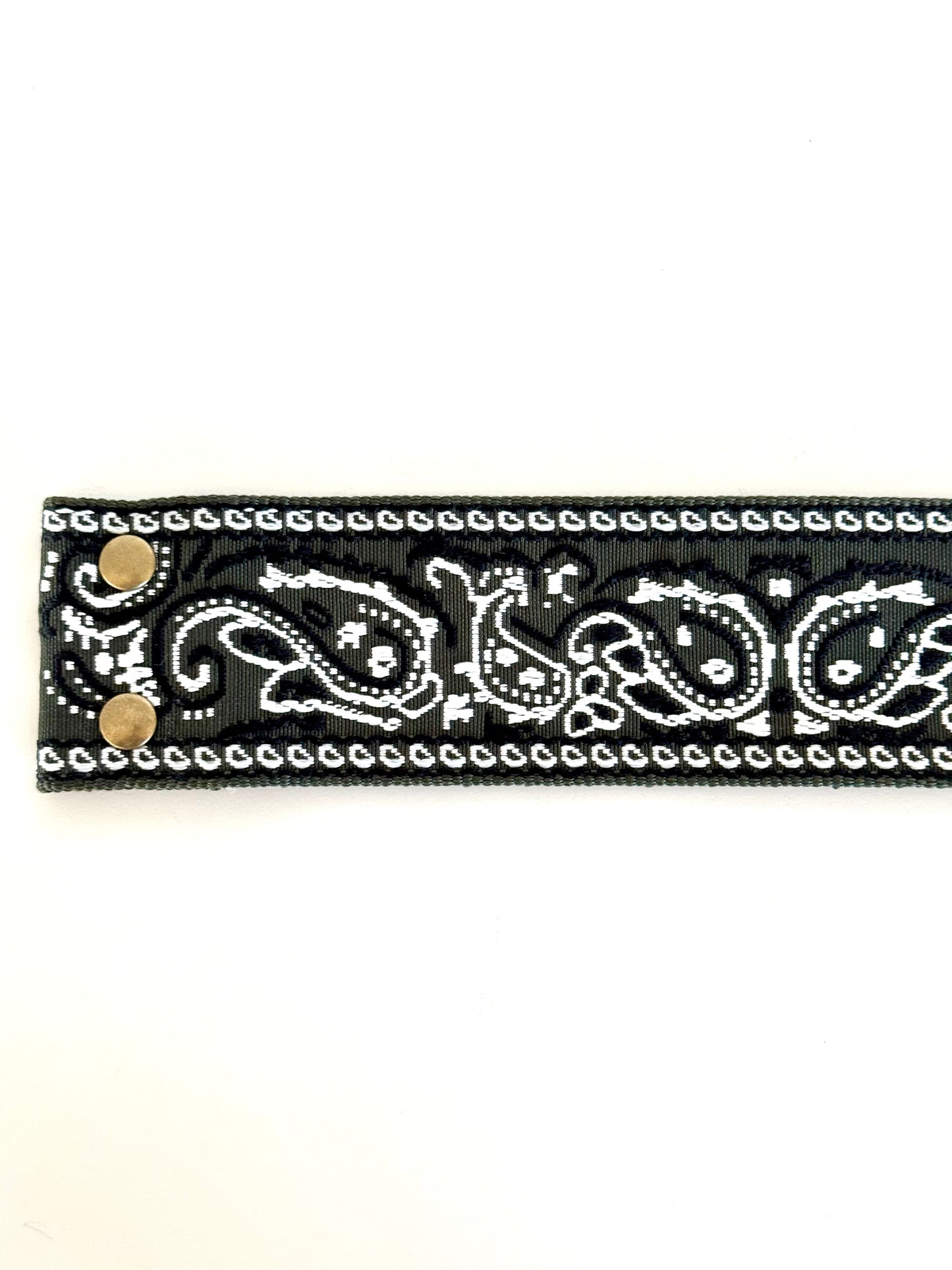 Paisley Please Belt Strap | Deep Hunter Green |